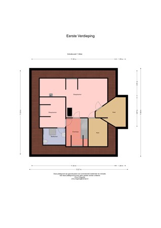 Floorplan - Schuttersveld 7, 7035 DT Kilder